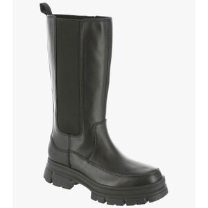 UGG Women's Ashton High Chelsea Boot, Black, 7